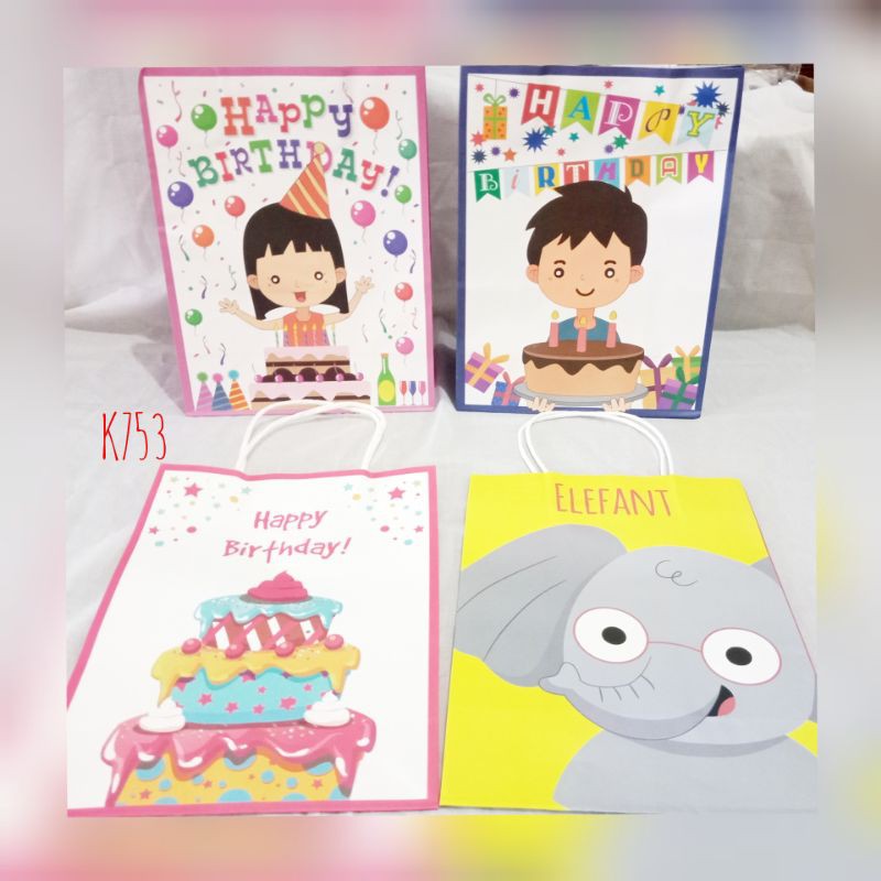 

Paperbag Ultah Besar uk 27x21