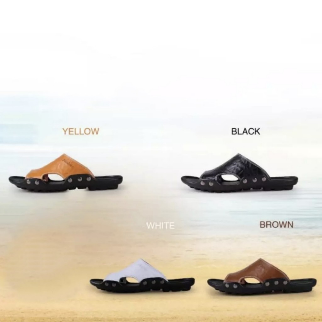 LUTTON - Sandal artis pria terbaru - SANDAL SLOP FASHION-4