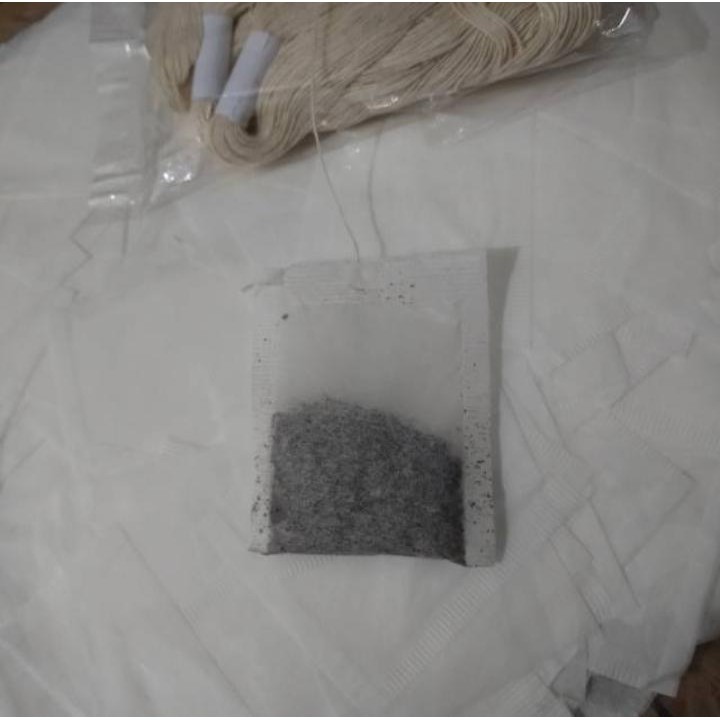 

kantong teh celup kosong 100 pcs+ tali termurah