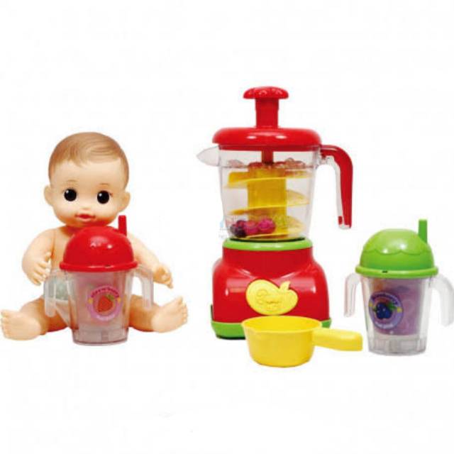 ORI kongsuni bath time blender doll japan mainan boneka anak bayi baby toys hadiah kado ultah cewek