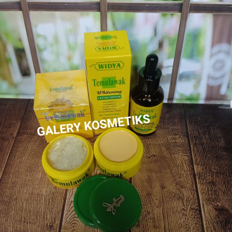 PAKET CREAM TEMULAWAK ORI &amp; SERUM TM WIDYA / Glowing