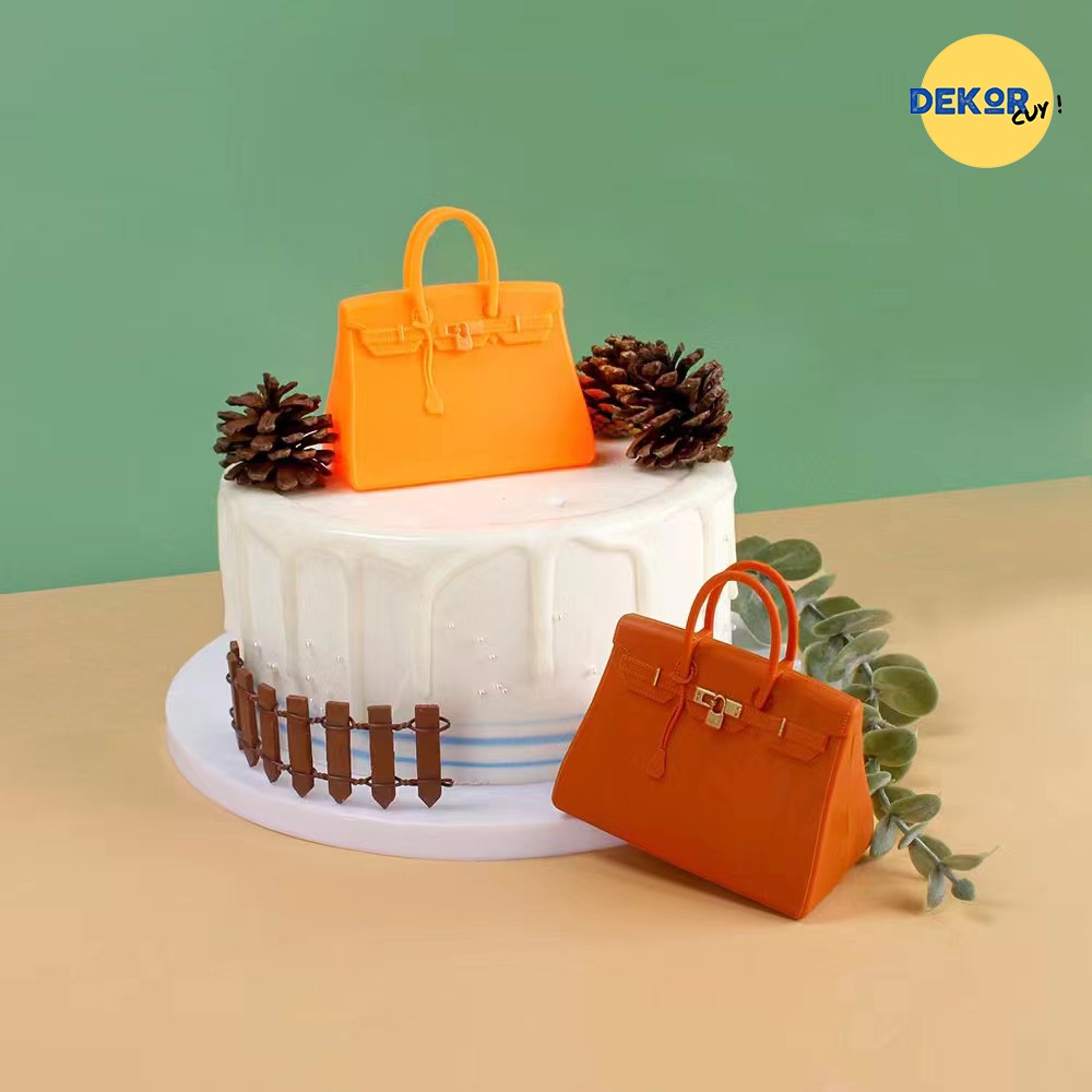 TOPPER KUE BENTUK TAS MAINAN / Hiasan kue ulang tahun / aksesoris kue ulang tahun