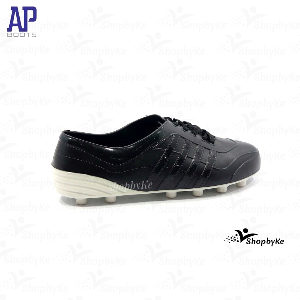 Sepatu Karet merk AP Boots Multi Fungsi- AP PUL BOLA 969 HITAM/PUTIH Size 39-42 -  AP PUL BOLA 969 BLACK/WHITE -AP Boot SEPATU PETANI &amp; BERKEBUN