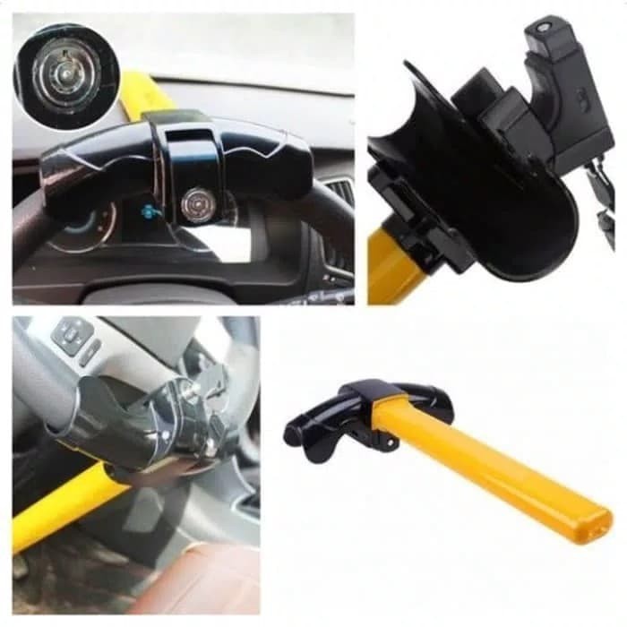 AMORED Car Steering Lock Kunci Stir Setang Mobil Universal