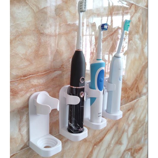 Holder Sikat Gigi Elektrik Tempel Dinding 1117a Dewasa Electric Tooth Brush Holder Gagang Tempat Wadah Sikat Gigi Kamar Mandi