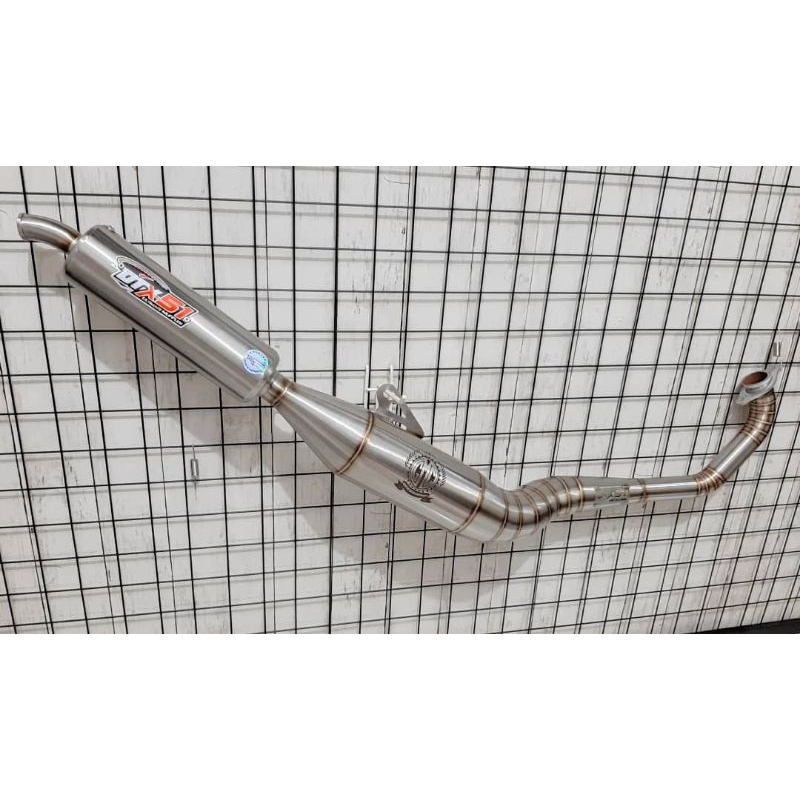 Knalpot Yamaha RX-Z 135 cc type Standar Racing full Stainlies Original DTX-51 Ultimate Muffler