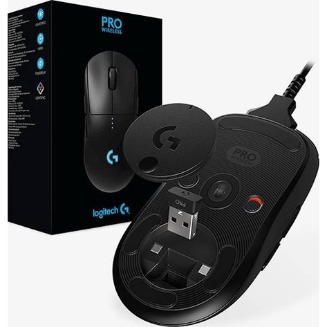 Logitech G PRO Wireless (GPW) Mouse Gaming HERO 25K DPI for eSports