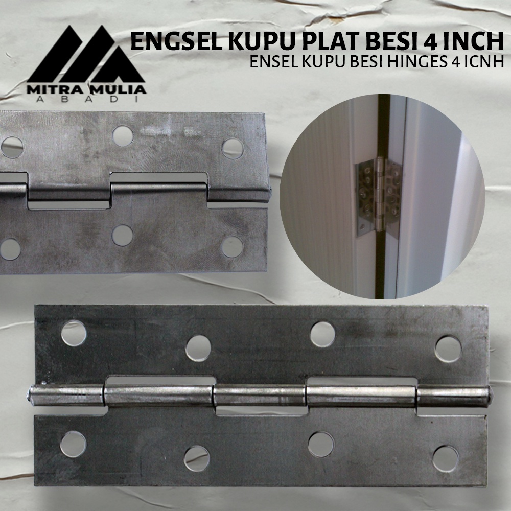 Engsel Kupu Plat Besi 4&quot; Hinges | engsel lemari engsel besi