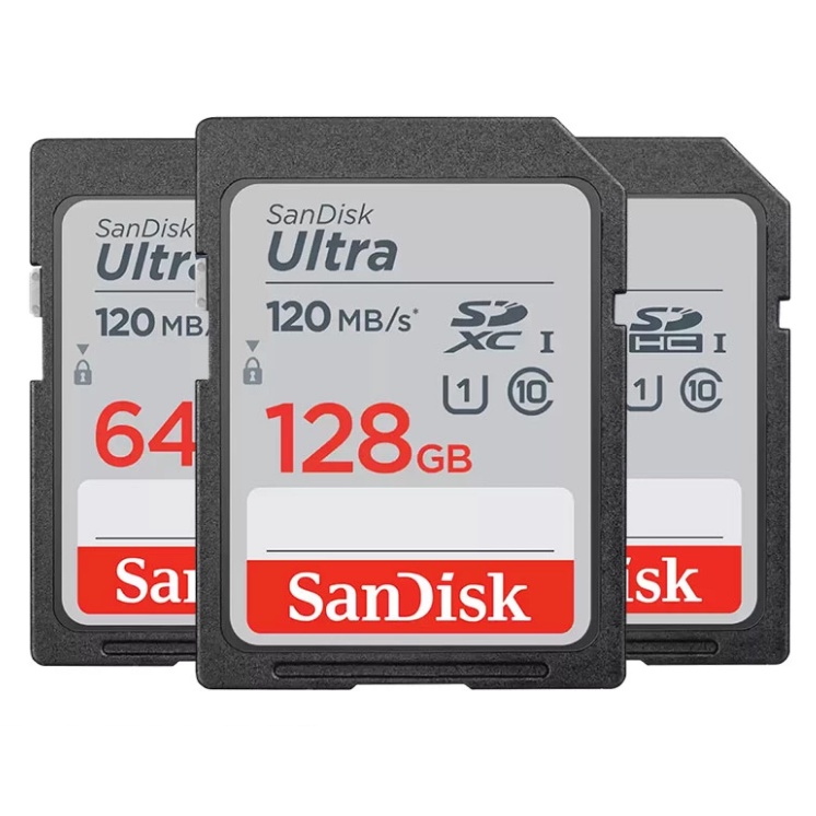 Jual SANDISK SD Card Camera SDHC 32GB / 64GB /128GB CLASS 10 Speed