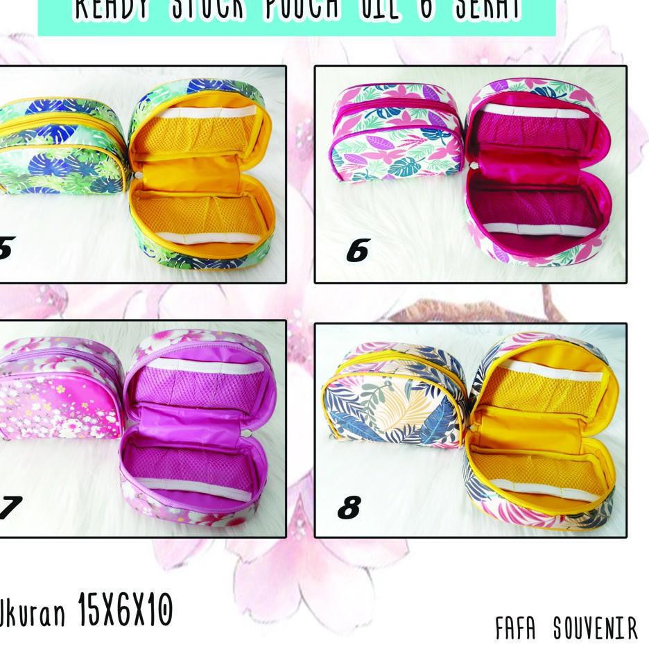 Murmer  REady stok Dompet Pouch Oil Essential Diffuser Bag Sekat Young Living