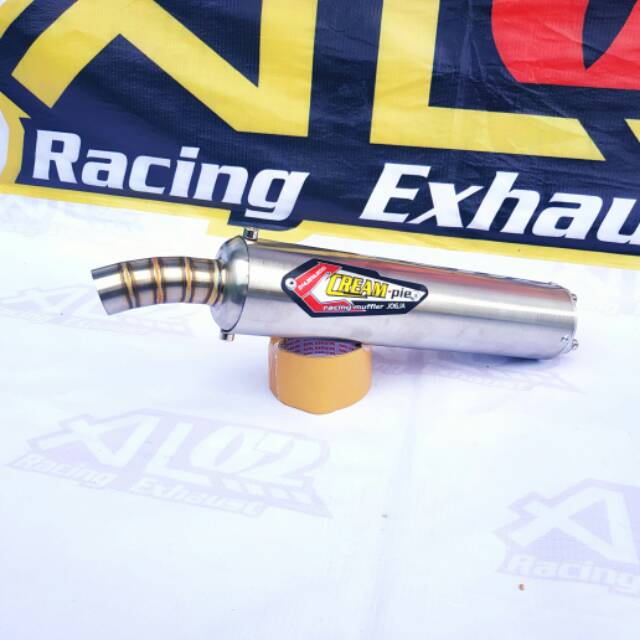 Silincer knalpot Racing Creampie Stainless NINJA R - RR - SS