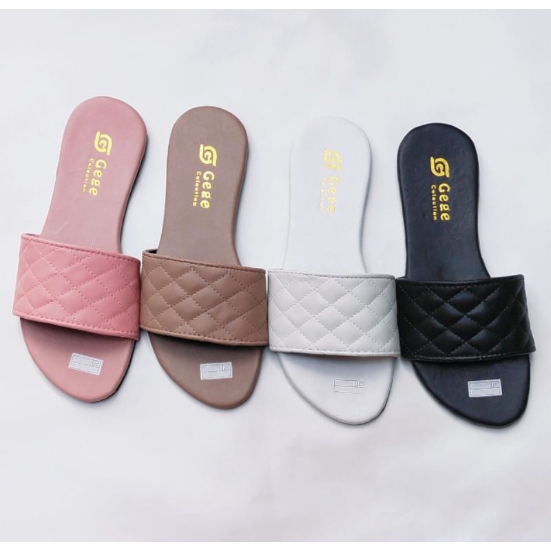 SANDAL FLAT KOKOP CANEL ANTI LICIN