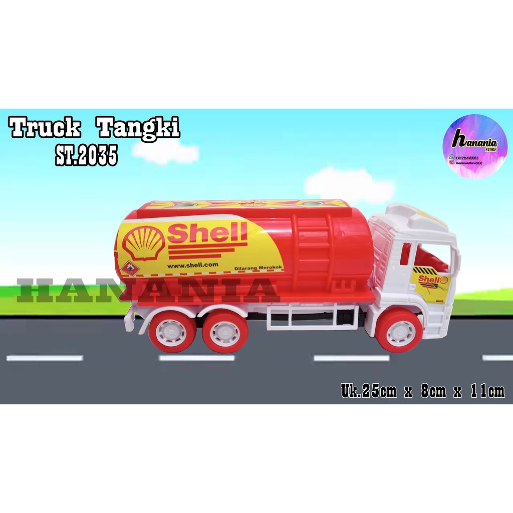 HANANIASTORE MAINAN ANAK MOBIL TANGKI PERTAMINA ST.2035 TRUCK TANGKI FULLBACK