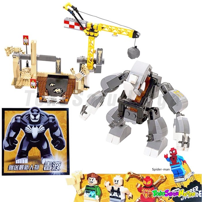 Brick Heroes Assemble SY 511 Rhino and Sandman Super Villain Team Up