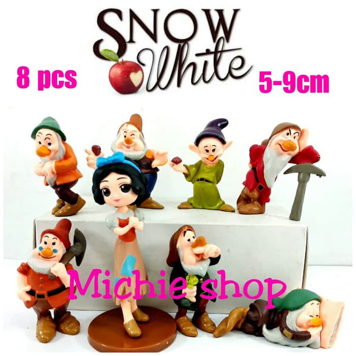 Termurah Figure Snow White and 7 dwarf / Putri salju / Disney Princess