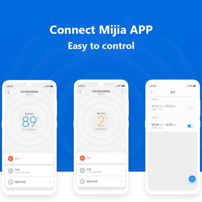 Pembasmi Nyamuk Elektrik Smart Version MiHome Application Control - Putih