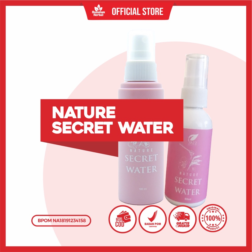 NATURE SECRET WATER SR12 / Face Mist / Setting Spray Make Up / Bebas Jerawat / Kulit Berjerawat