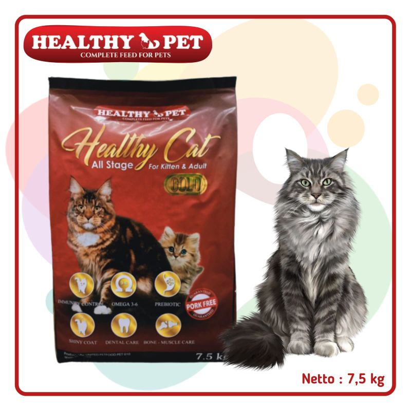 Healthy Pet Healthy Cat All Stage 7,5kg /Persian Adult Makanan Kucing Premium / Cat Food / Healthy C