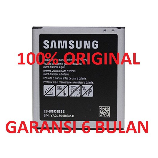 Baterai battery J2 Prime Samsung EB-BG531BBE Galaxy J2 Prime Original 100%