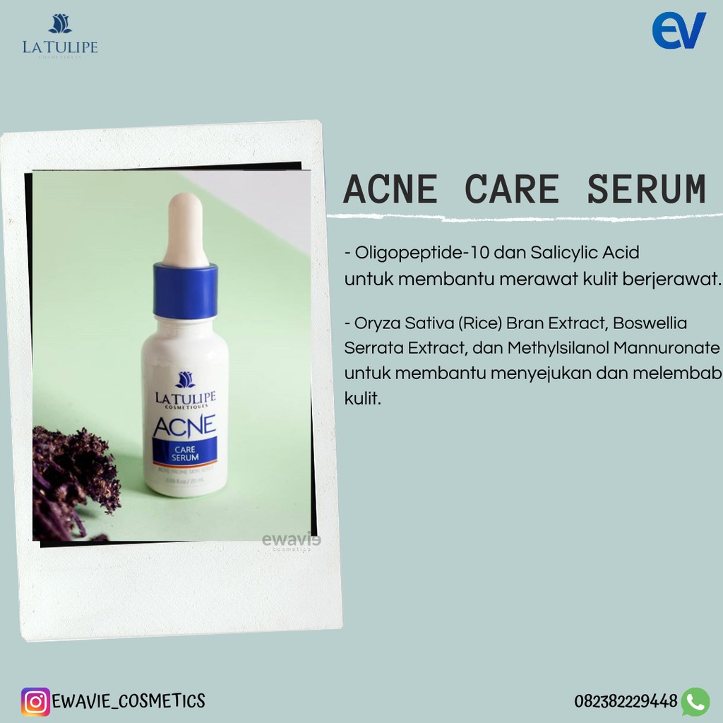 Serum la deals tulipe acne