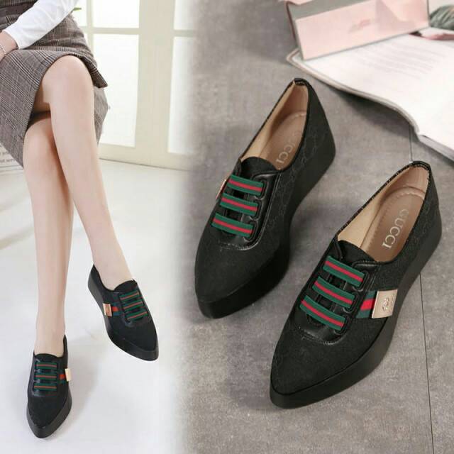 Sepatu Heels Gucci Lambhor 20450