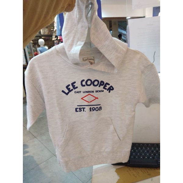 Lee Cooper hoodie anak tangan pendek 5 6 7 thn