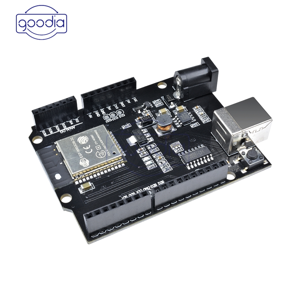 ✈【Fast/COD】✈ Arduino UNO D1 R32 ESP32 WiFi blu-e-t-ooth Module 4MB Flash Board CH340 USB Type-B Module