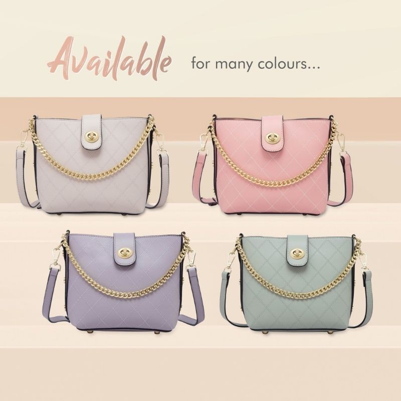 Promo Diskon Jims Honey Stella Bag Tas Wanita Perempuan Jinjing Selempang Rantai Mewah Impor Ori COD