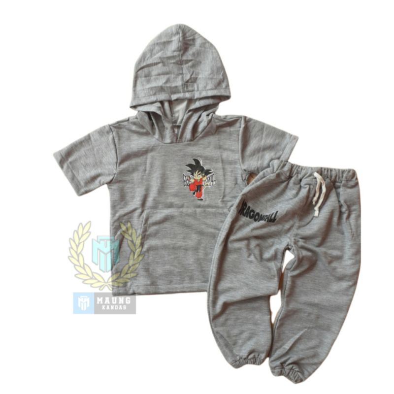 Setelan Hoodie Anak 1-5 Tahun Celana Panjang