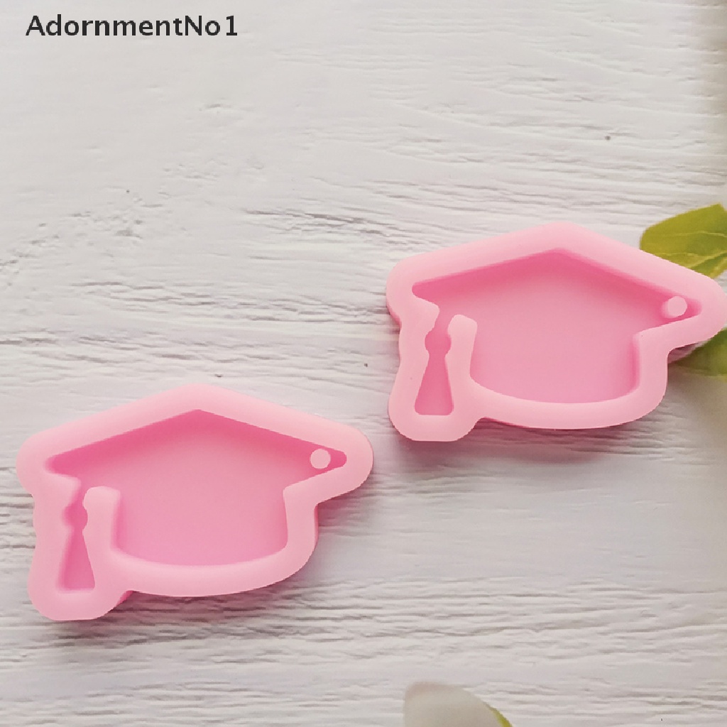 [AdornmentNo1] DIY PhD Graduation Hat Silicone Resin Mold Epoxy Keychains Mould Jewelry Gift [new]