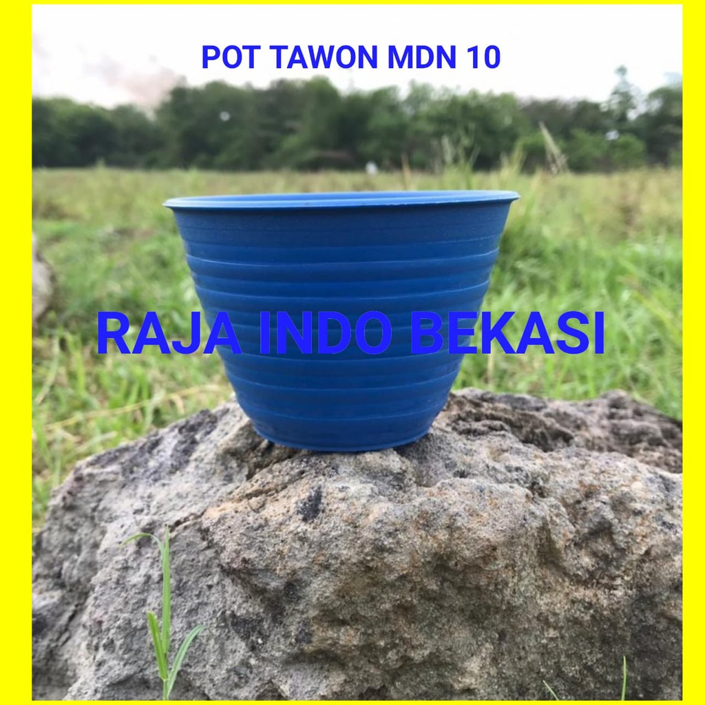 Pot Tawon 10 Biru Pot tawon Mdn 10 Cm - Pot Tawon 10Cm Mdn Vas Pot Tawon Pirus Pot Bunga Hias
