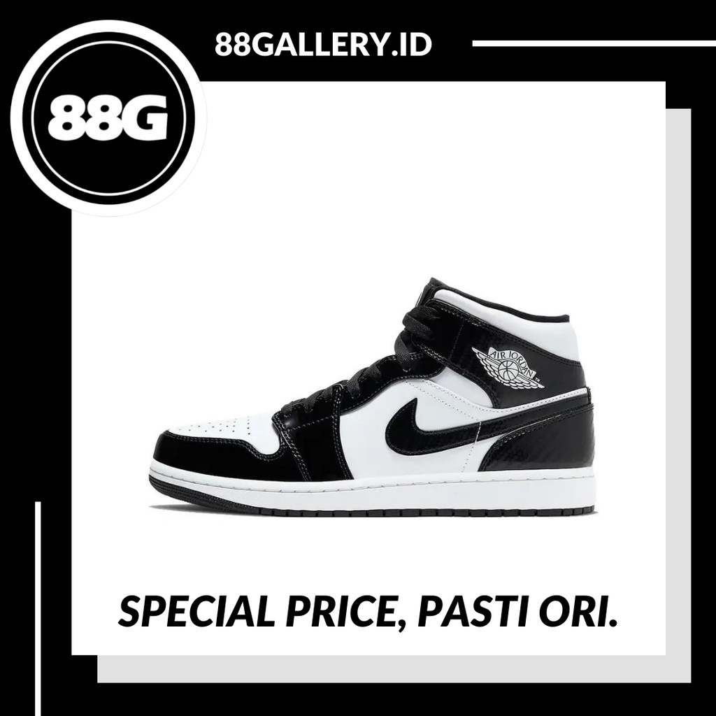 Air Jordan 1 Mid SE All Star Carbon Black & White