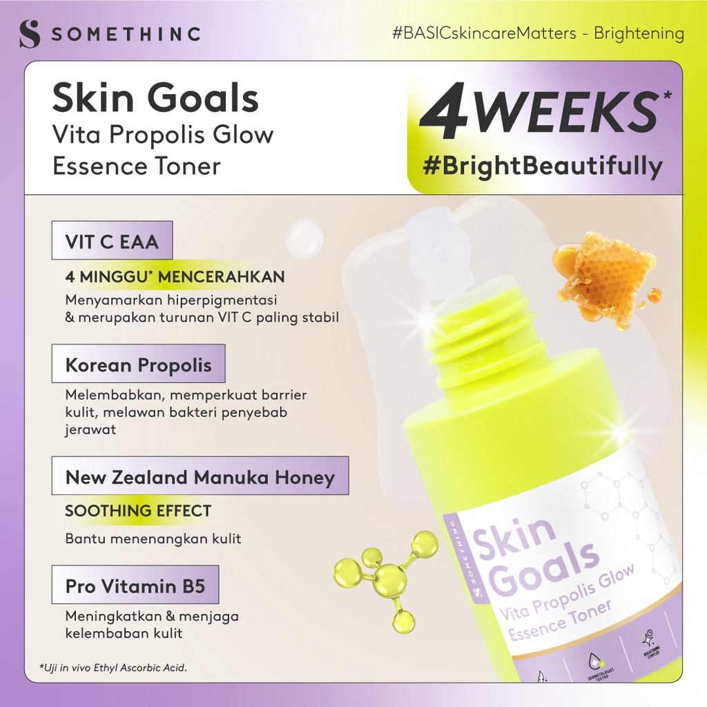 Somethinc SKIN GOALS Vita Propolis Glow Essence Toner