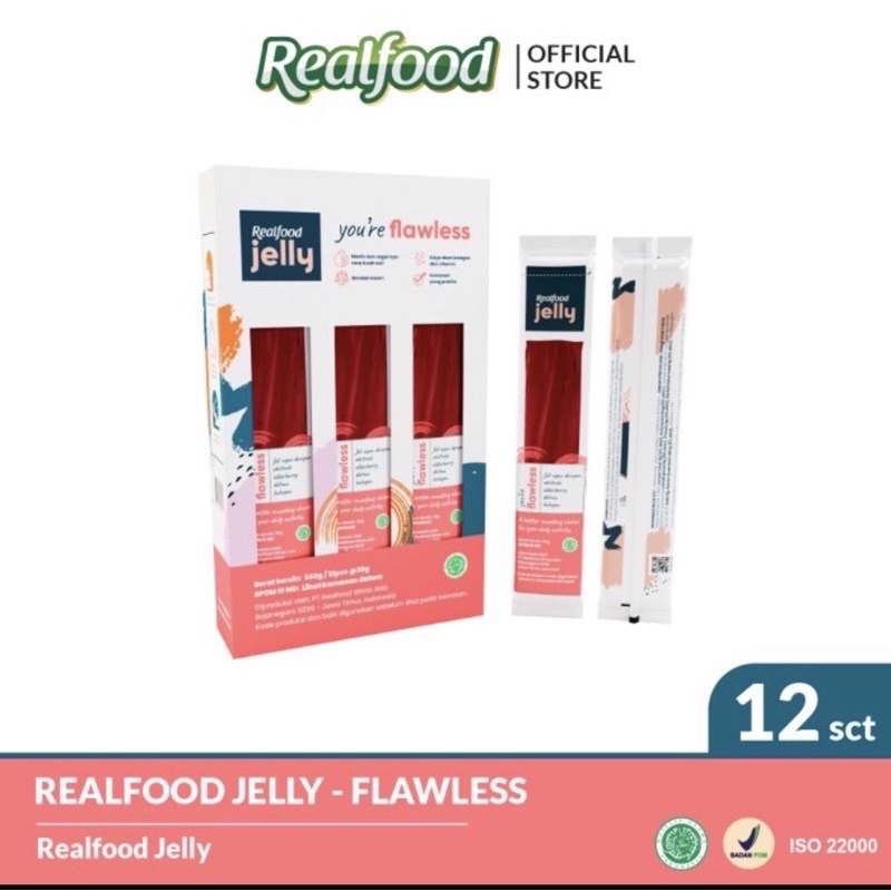 

Real Food Flawless Jelly Original - Real food song kang jelly - Snack diet - cemilan diet