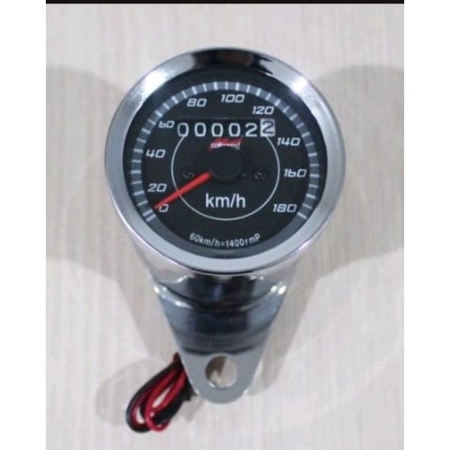 Speedometer + Indikator Lampu Setelan Black Universal Import