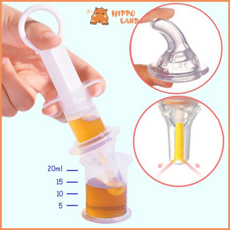 HIPPO LAND Penyuap suntik bayi/MEDICINE FEEDER / PIPET OBAT SUNTIKAN 29