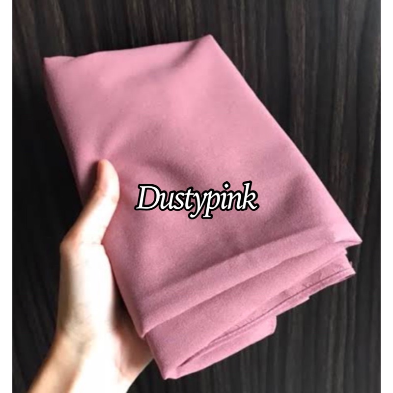 ROK PANJANG MOSCREPE PREMIUM TIDAK NERAWANG-Moscrepe Dustypurple