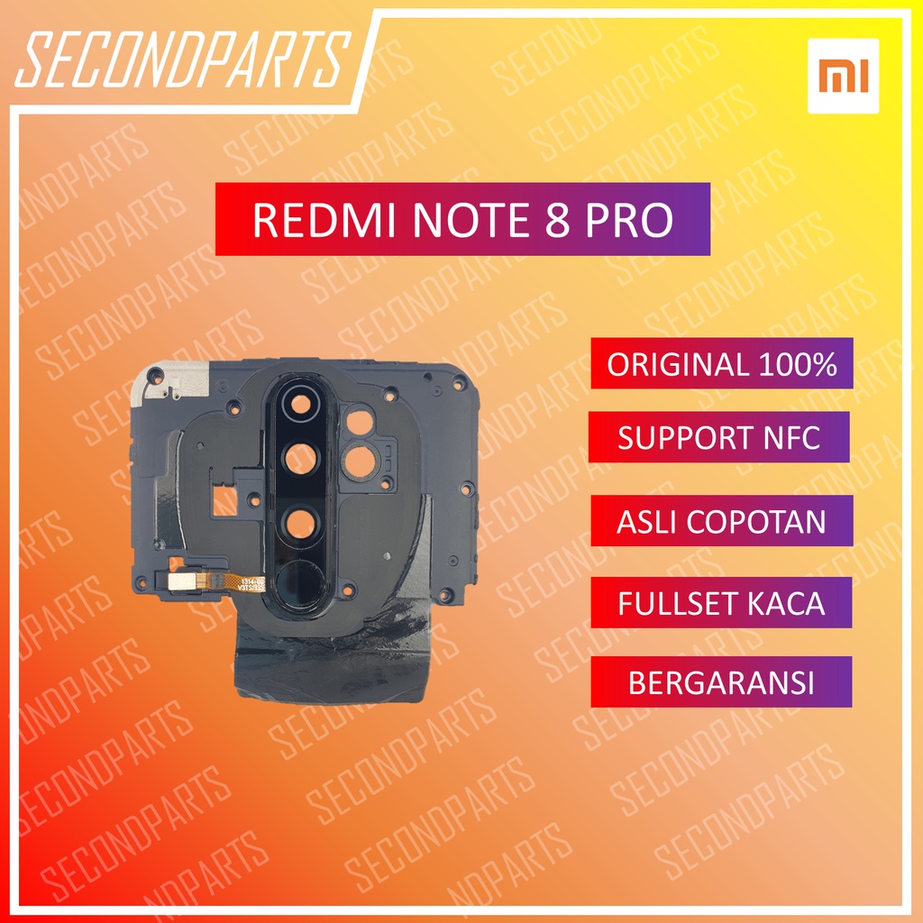 COVER TUTUP MESIN ATAS FULLSET FINGER PRINT PENGUAT GPS WIFI NFC XIAOMI REDMI NOTE 8 PRO