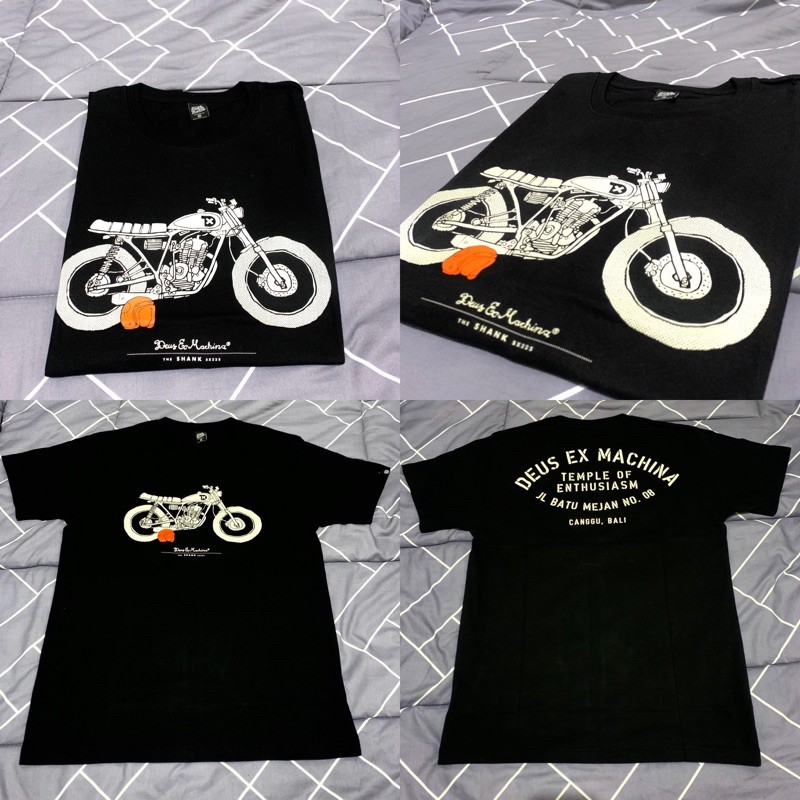 Baju Deus Ex Machina The Shank Black Original