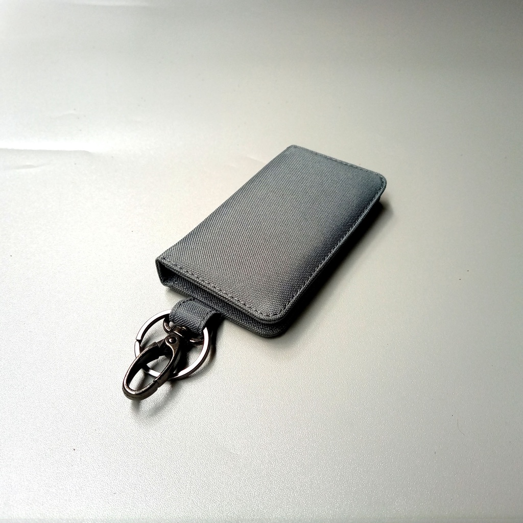 gantungan kunci Motor Dompet Stnk Mobil Grey - WSGK073