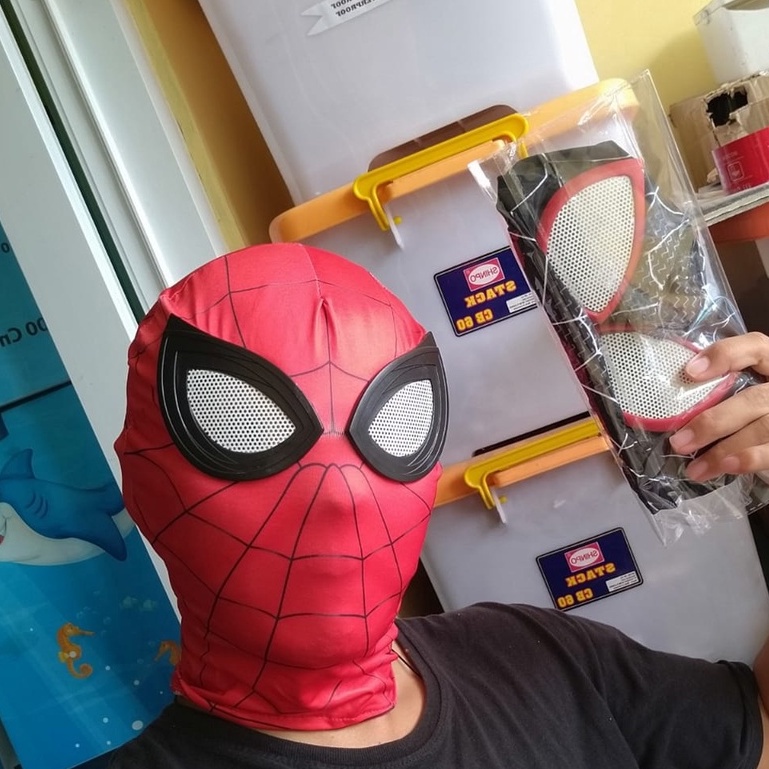 Halloween Cosplay Topeng Spiderman No Way Home Party Hats &amp; Masks