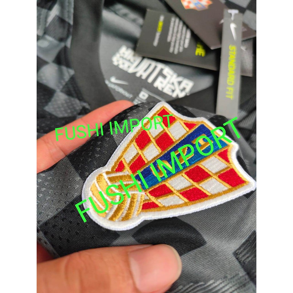 HQ PLAYER ISSUE - JERSEY BOLA KROASIA AWAY EURO CUP 2021 VAPORKNIT HIGH QUALITY IMPORT