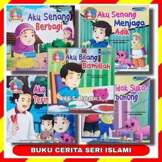 Buku Cerita Anak Bergambar Bilingual 2 BahasaTema Islami Bergambar belajar dan edukasi untuk anak