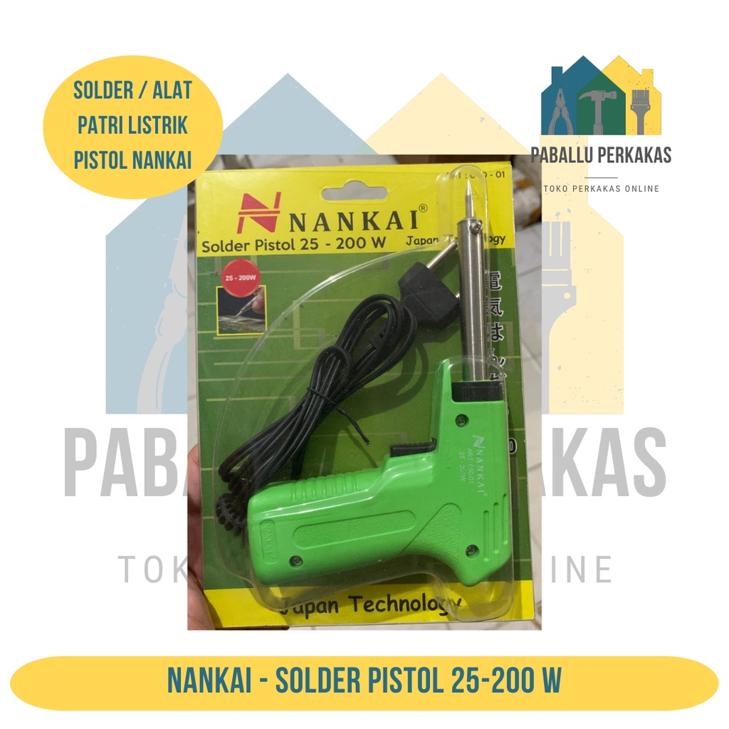 Solder Listrik / Solder Pistol Nankai / Alat Patri Listrik Pistol Nankai