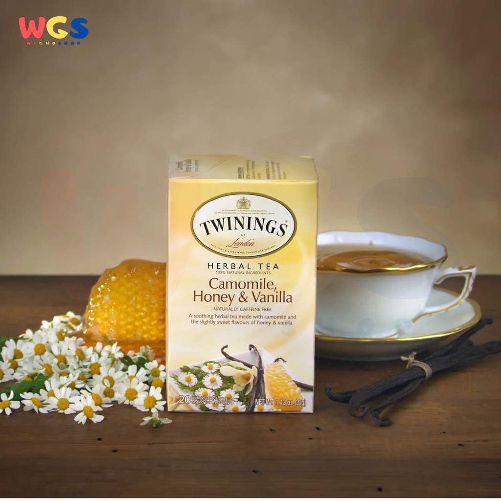 Twinings of London Camomile Honey &amp; Vanilla Herbal Tea 20s 1.6g