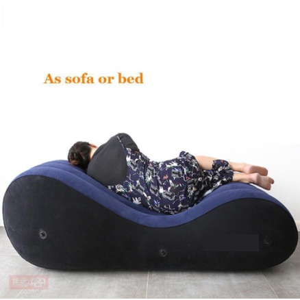 Portable Inflatable Sofa Air Sofa Angin Dengan Pompa For Kamasutra