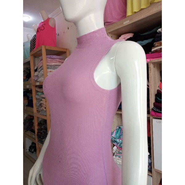 DRESS BODYCON SLEEVELESS BRANDED TERMURAH