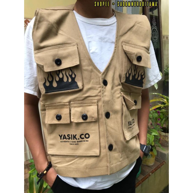 VAST JACKET KHAKI/CREAM | ART FIRE BLACK | YASIK.CO VOL 2 ORIGINAL PRODUK