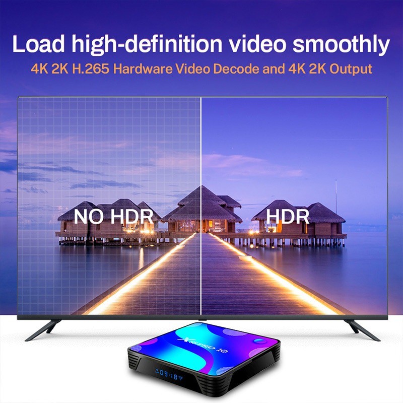 X88 PRO 10 - Android 10.0 Smart TV Box 4K Display - RAM 4GB ROM 64GB