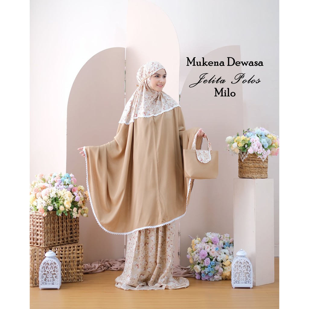 Mukena Dewasa Rayon Traveling Jelita